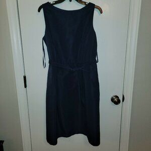 Merona Collection Navy Boat Neck Dress 12